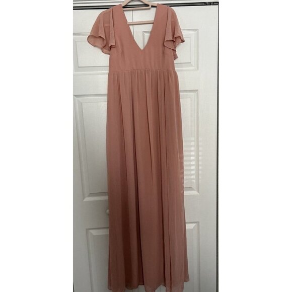 Birdy Grey Pink Wedding Dress - Picture 3 of 6